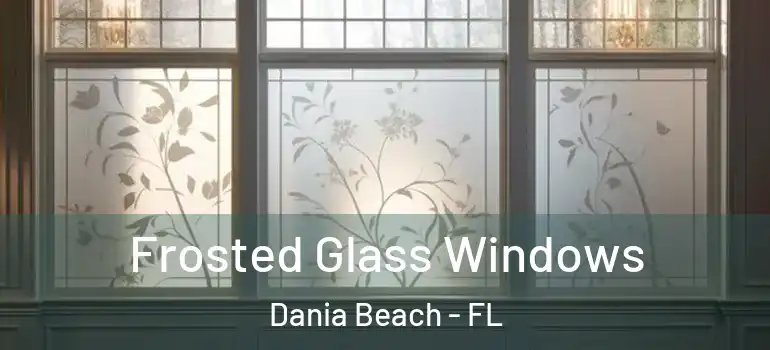  Frosted Glass Windows Dania Beach - FL